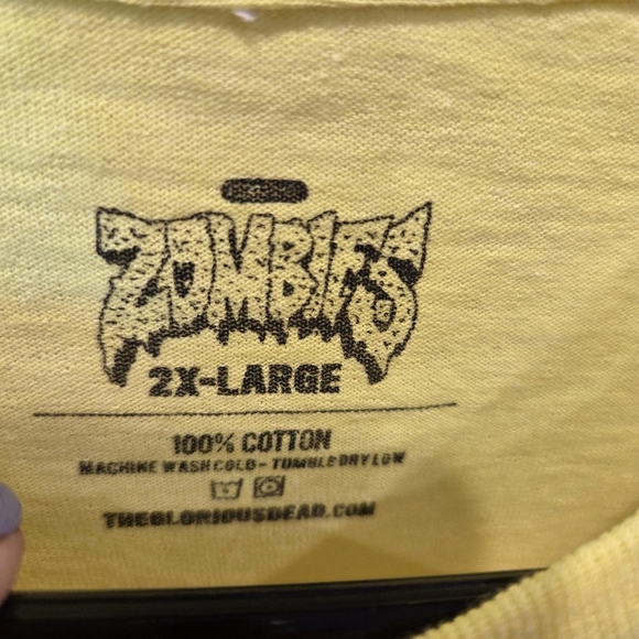 Flatbush Zombies Acid Eyes Tee Men's 2xl Neon Yellow Open Your Mind - Picture 3 of 13